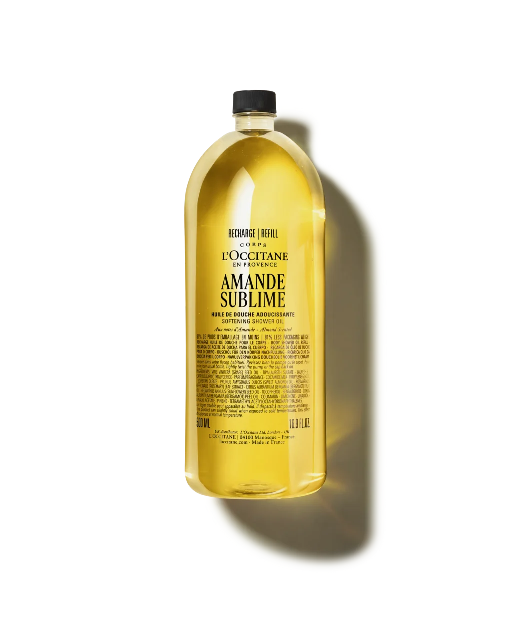 Eco-Refil Óleo Hidratante de Banho Amande Sublime (Amêndoa)
